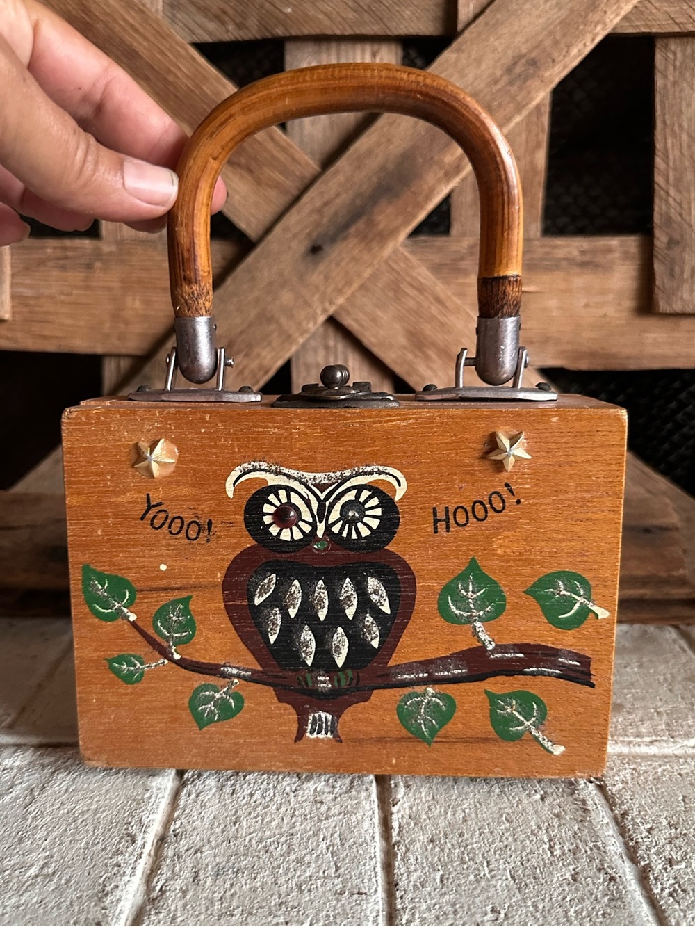 Gary Gail Box Bag - Owl - Yooo! Hooo! 1960s -1907s